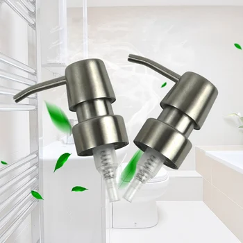 

1pc Stainless Steel Atomizing Spray Head Atomizing Pump Refillable Bottles Accessories For Lotion Soap Dispenser Sprayer