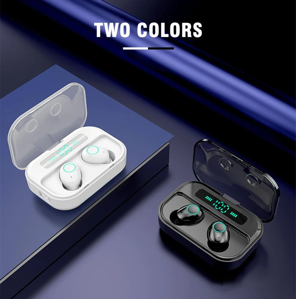 

M7 TWS Bluetooth Earphone V5.0 Stereo Wireless Earbus Mini HIFI Sound Sport Earphones Handsfree Gaming Headset with Mic
