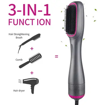 

Hair Dryer Brush One Step Hair Dryer Volumizer Rotating Hot Air Brush Hairdryer Blowdryer Brush Professional Blow Dryer Comb
