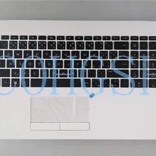 Ноутбук Упор для рук верхнюю крышку чехол белый для hp 15-BR 15-BW 15-BS 250 255 G6 AP204000E10 CZ