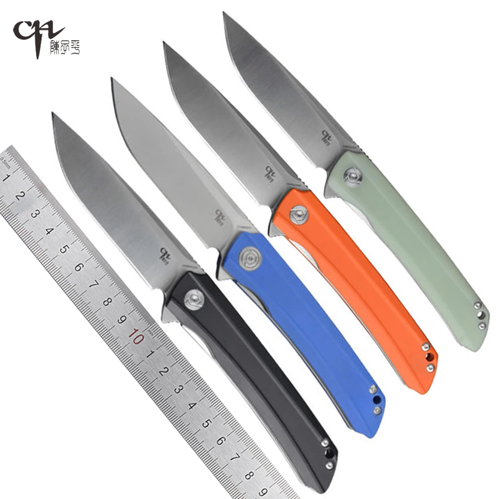 

CH 2018 New Arrival CH3002 Fold Folding Knife D2 Blade G10 Handle Ball Bearing Camping Outdoor survival bushcraft EDC Tools