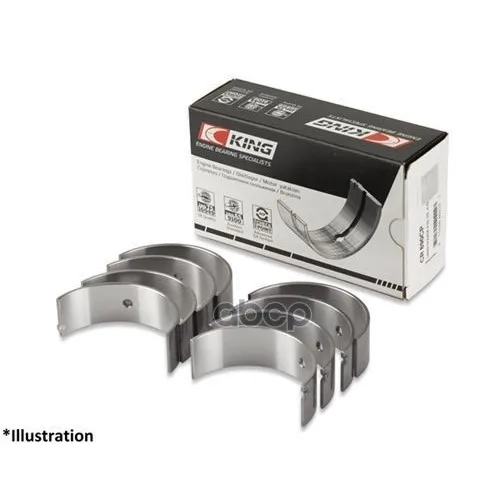 Cr4624sm 0.25_вкладыши Шатунные К-Кт! 0.25(4) Kia Sorento G4ke 04 King Cr4624sm025 King арт. CR4624SM025