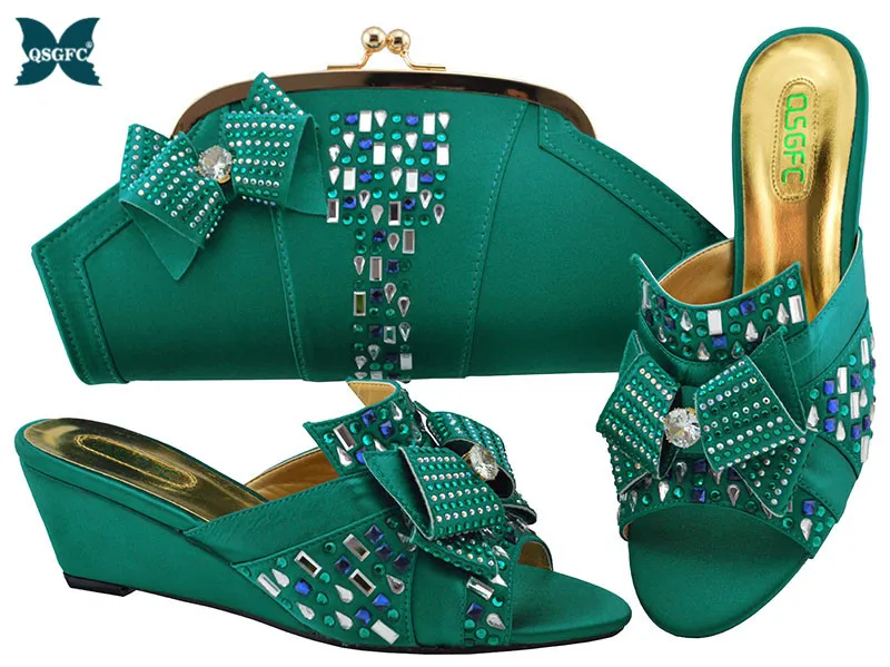 Набор женских туфель и сумок в итальянском стиле свадебные туфли сумочки чистого