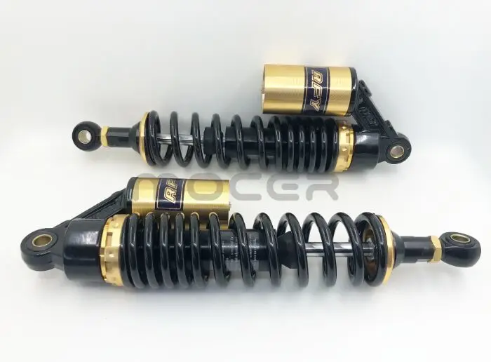 

New Black + gold 340mm 8mm spring motorcycle rear shock absorbers FOR xjr400 cb400 99-11 vtec 92-98 sf Dirt ATV Gokart