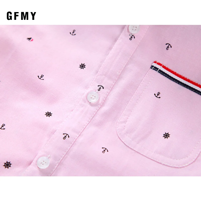 Boys Cotton Short-Sleeve Shirt 6