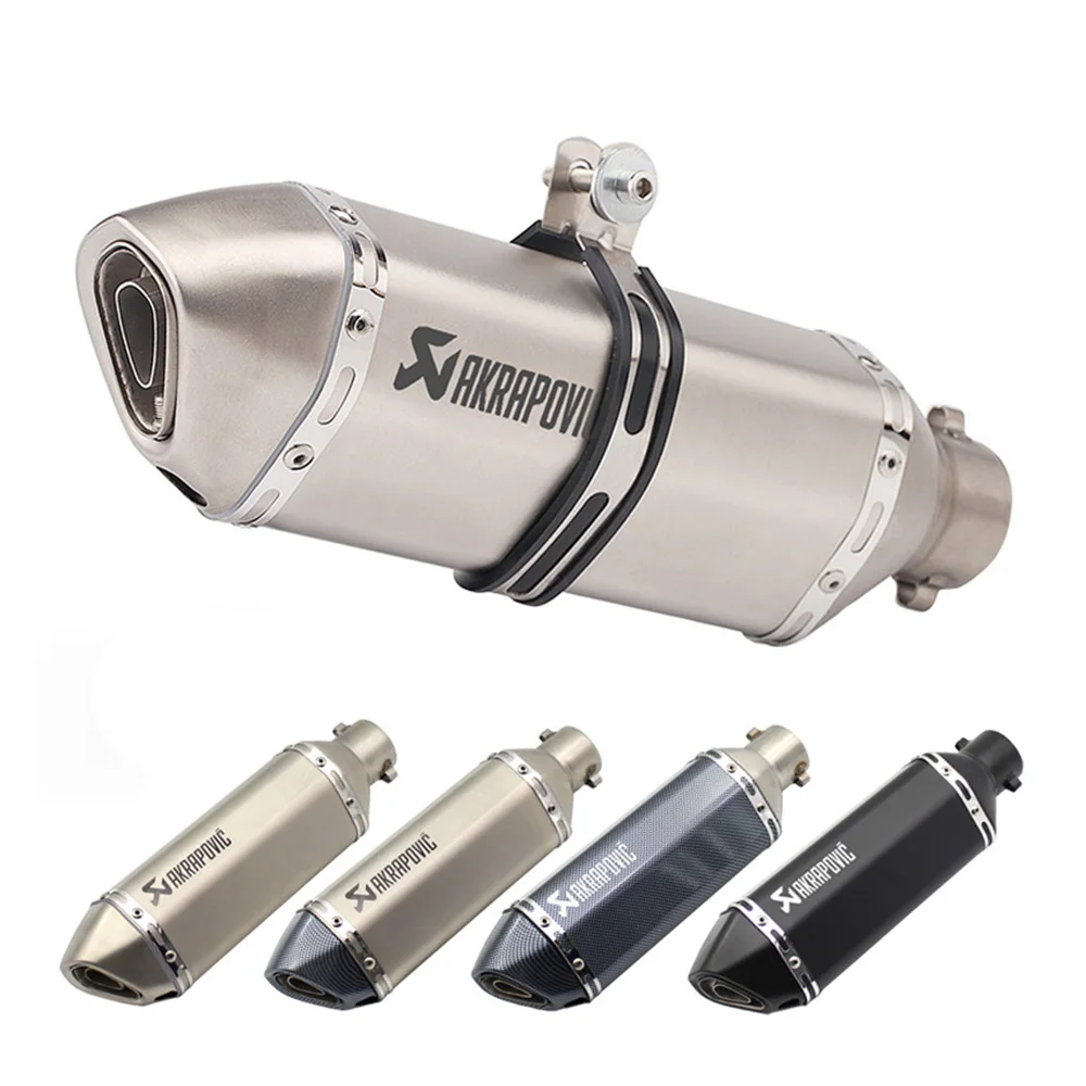 Мото rcycle выхлопной akrapovic escape moto db killer для HONDA shadow vt750 cr250 ruckus cb 300r xr250 crf450 cbf 150 Simson s51