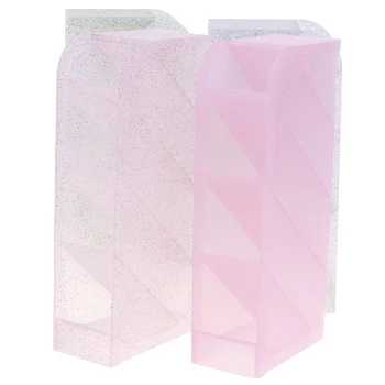 

Kawaii Large Capacity Desk Pen Holder Pencil Makeup Storage Box Desktop Organizer Stand Case Office Accessories Stationery store