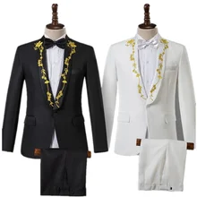 Мужские вечерние/праздничные/холостяцкие вечерние обычный 3D/абстрактный лацкан с тупым углом полный корпус полиэстер с принтом белый