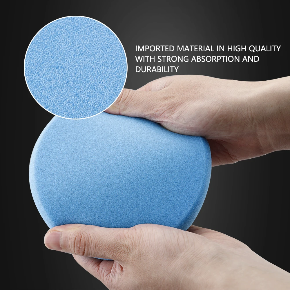 5inch Car Polishing Pads Car Spong Buffing Polish Pad With Hook&Loop For DA/RO/GA Buffer Polisher 5pcs car polishing pad