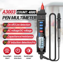 ANENG A3003 multimetro digitale a penna professionale 4000 conta Smart Meter con tester di capacità di resistenza di tensione ca/cc NCV