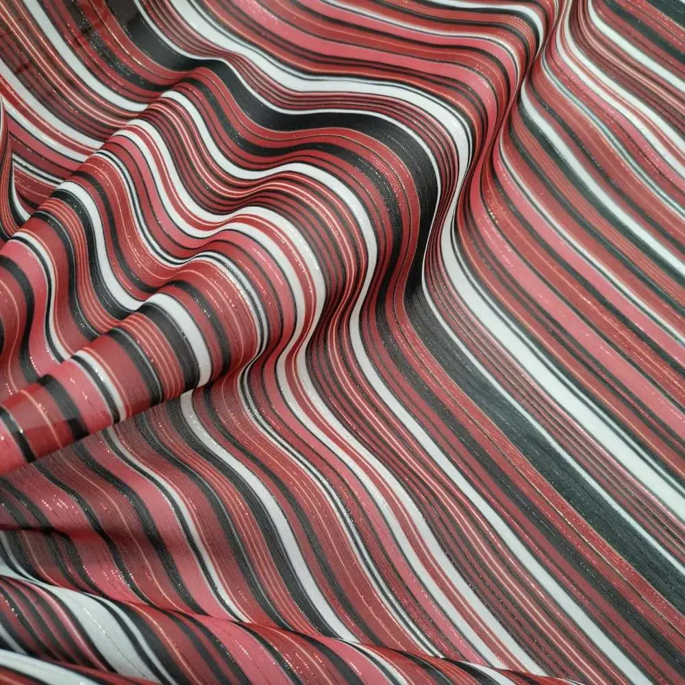 Великолепное шифоновое платье креп шелковая шифоновая ткань дышащая юбка для