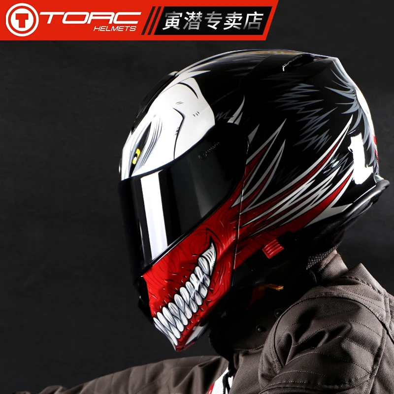 Мотоциклетный шлем TORC защитный на все лицо для мотогонок|motorcycle helmet flip|motorcycle flip