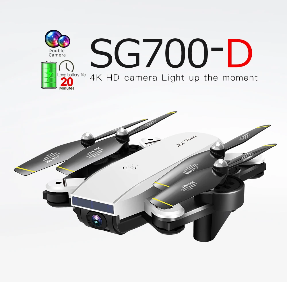 

RC Drone Quadcopter Camera Selife Optical-flow foldable SG700D drone FPV professional vs XS816 SG106 E520
