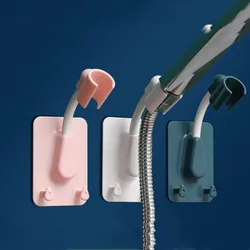 Universal Color Shower Head Stand Holder Adjustable Shower Bracket Holder Plastic Wall-Sticky Bath Rack Batheroom Accessorie