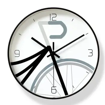 

Nordic Silent Wall Clock Living Room Silent Hanging Performance Generation Simple Personality Creative Clock