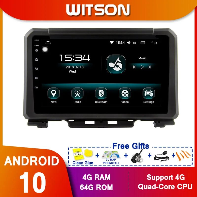 WITSON 9 &quotFULL HD сенсорный экран Android 10 0 Восьмиядерный Автомобильный GPS