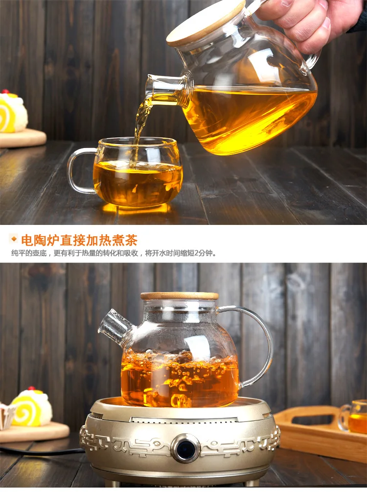 With Handle Glass Teacup Glass 200 Ml High-temperature Resistant Transparent Borosilicate Tea Cup Wine Glass Medium Heat-Resista