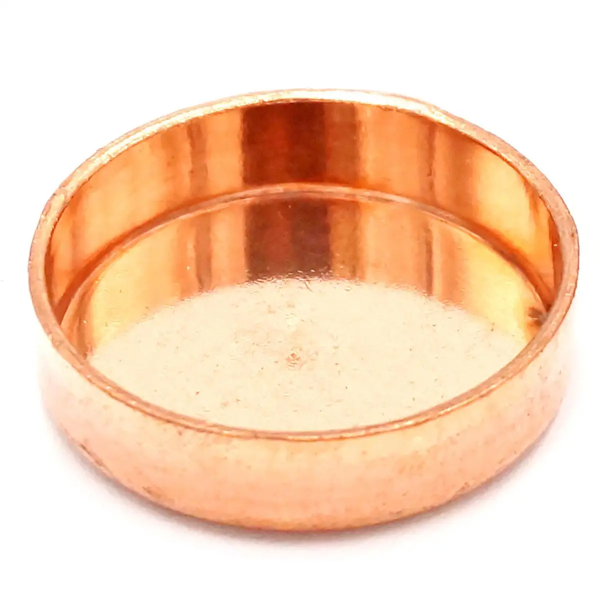 38x1.2mm 구리 엔드 캡 스톱 엔드 피드 파이프 피팅 배관 가스 워터 오일pipe fittingscopper end