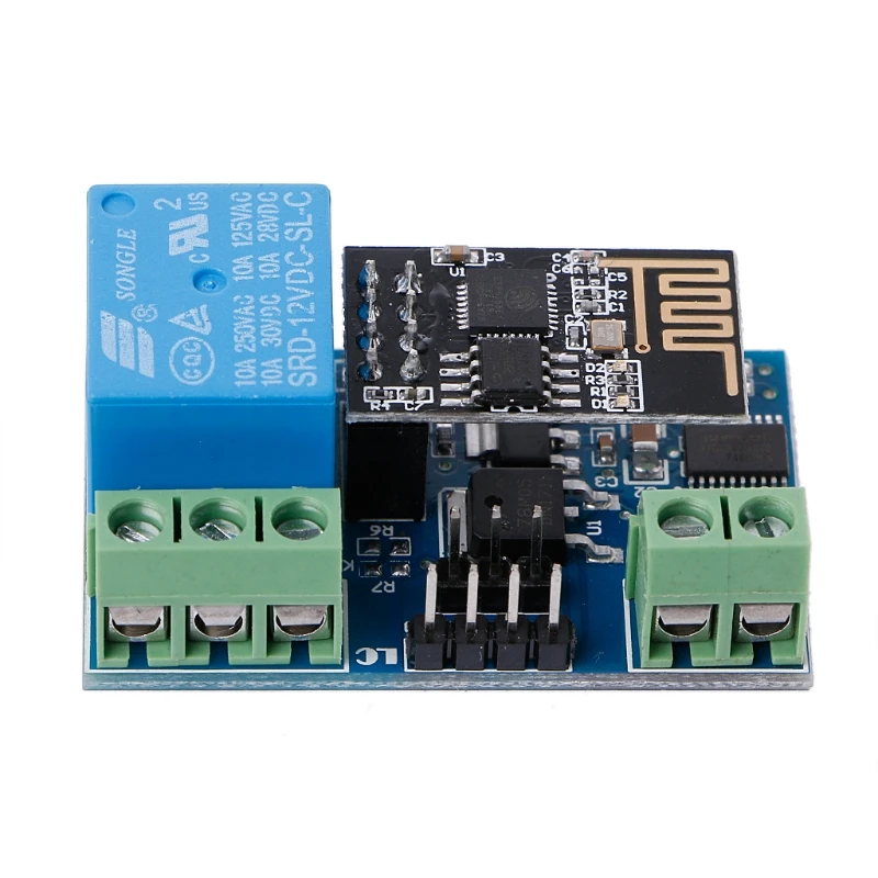 

Drop Shipping 12V ESP8266 2Bit WIFI Relay IOT Intelligent Home Mobile APP Remote Control