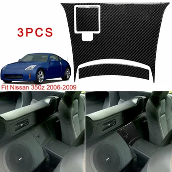 

Vehicle Stickers 3PCS/set Accessories Parts Center Console Carbon Fiber