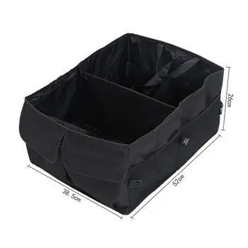 

40x27x4CM Trunk Cargo Organizer Sturdy Durable Folding Storage Box with Triple-layer Reinforced Bottom for Car Truck SUV