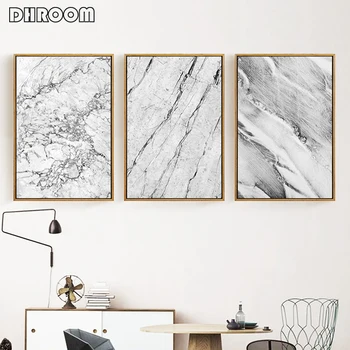 

Marble Texture Canvas Prints Abstract Art Decorative Painting Canvas Painting Abstract Print Poster Picture Wall Home Decor