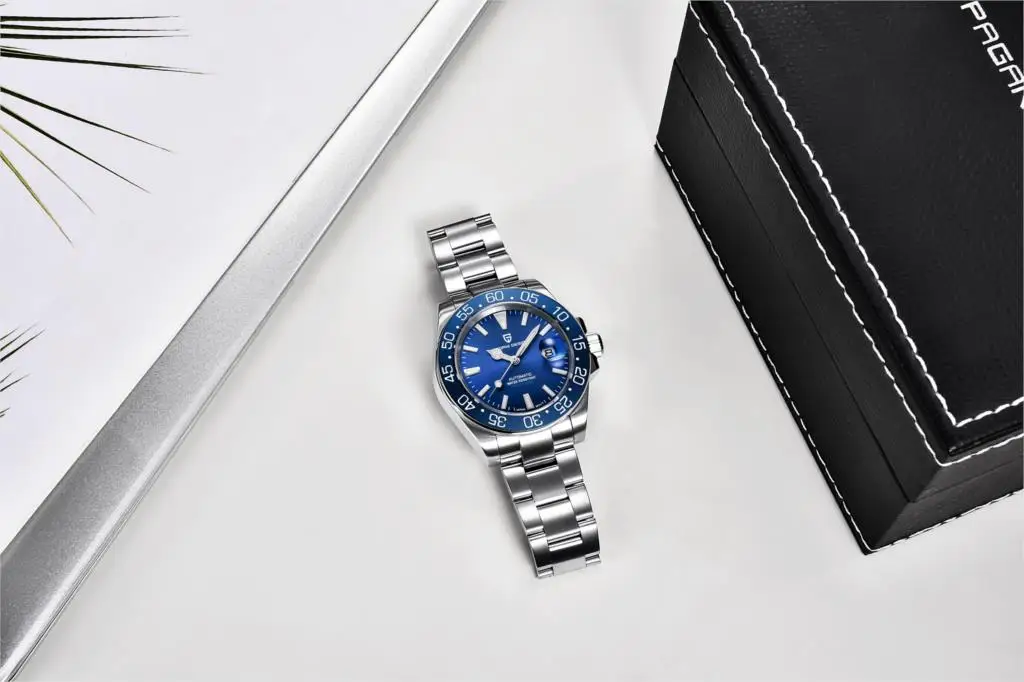 Reloj Hombre 2020 New PAGANI DESIGN Top Brand Men Automatic Mechanical Wristwatch 40mm Sapphire Glass Stainless Steel Men Watche 5 H8b8460f692a8461eb4f6c2d4401a0d1fc