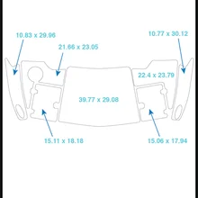 Chaparral 264 плавающий шаг коврик лодка EVA Тиковый настил 1/" 6 мм