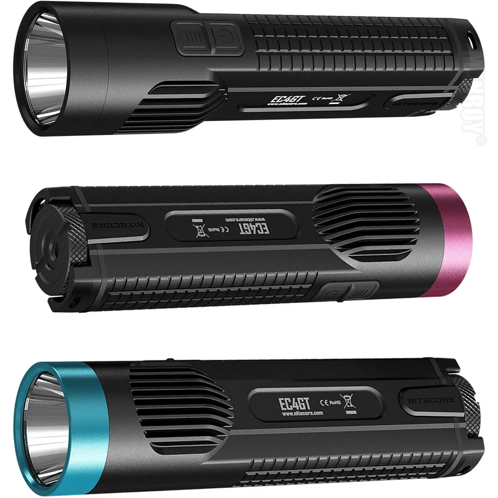 Хит продаж портативный ручной фонарик NITECORE EC4GT 1000 LMs эмиттер прожектор фонарь для
