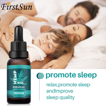 

Organic Hemp Seed Oil Herbal Drops Body Stress Relieve Oil Skin Body Care Pain Relief Anti Anxiety Hair Skin Body Care Oil