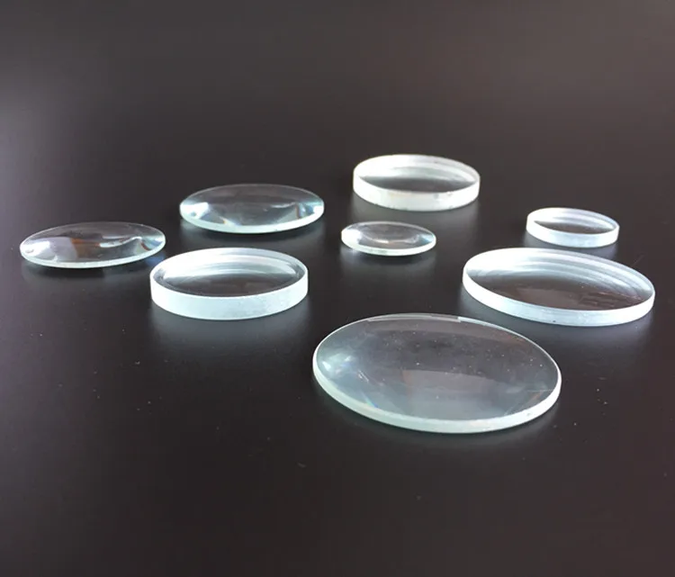 100mm Large Optical Glass Double Convex Glass Lens Focal Length 320mm Optics DIY Projector 1PC