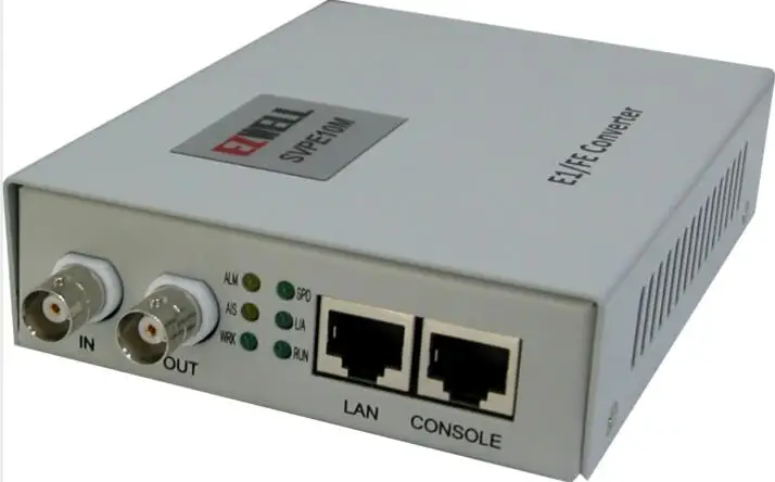 Одиночный E1/FE конвертер SVPE10M HDLC протокол конвертер AC источник питания 75 Ом - Цвет: AC power supply