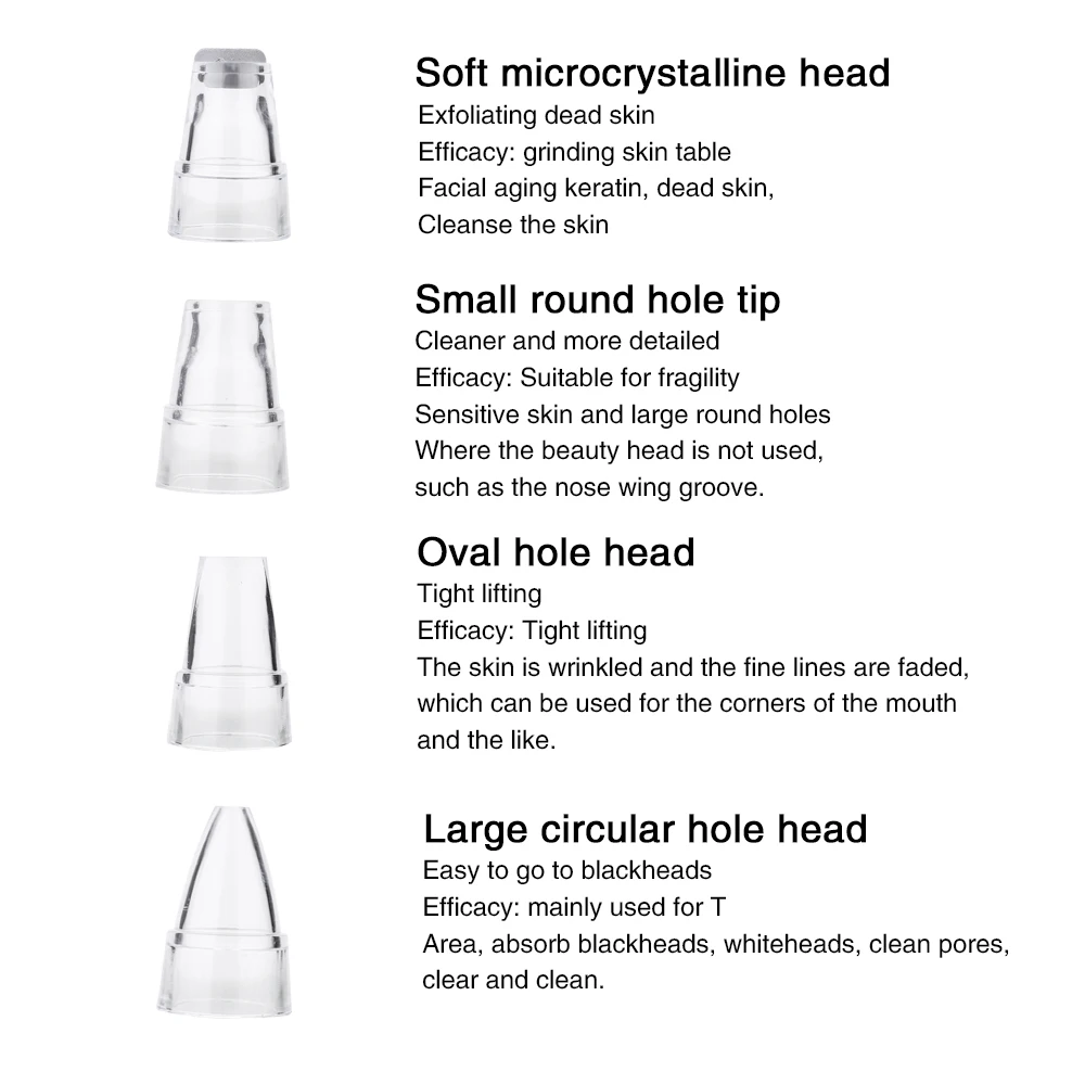 Clear Beauty Remove Blackhead Blackhead Removal Equipment ABS White Black Head Cleaner Cosmetic Instrument Fashion Effective