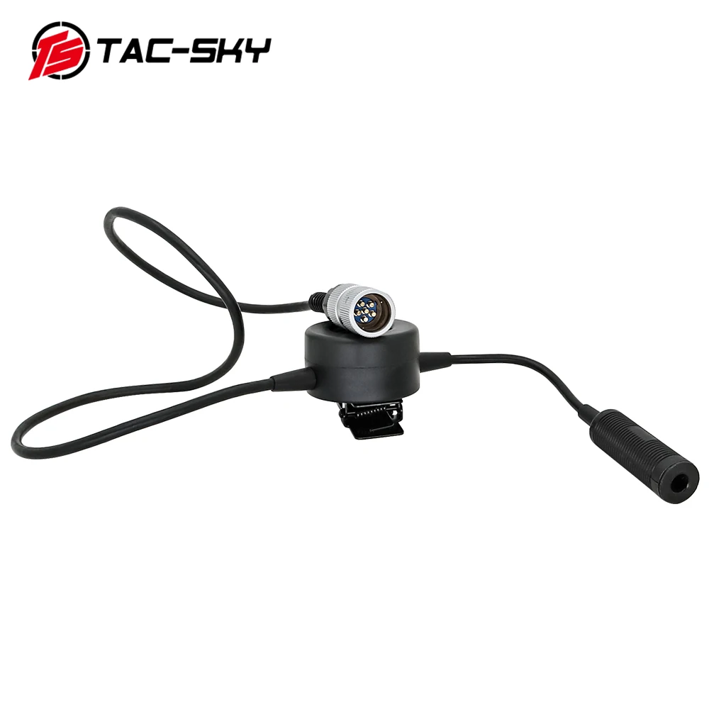 TAC-SKY Tactical PTT Adapter 6-pin TCI PTT Is Suitable For