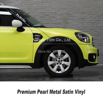 

Highest quality fluorescence vinyl wrap film pearl metal wrap matte metallic foil air bubble free quality Warranty