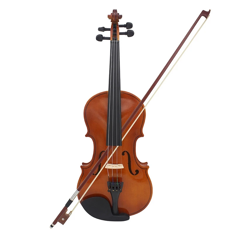 AV-105 full wood popular violin natural brown 4/4 model beginner practice violin 59* 21* 3.9 cm