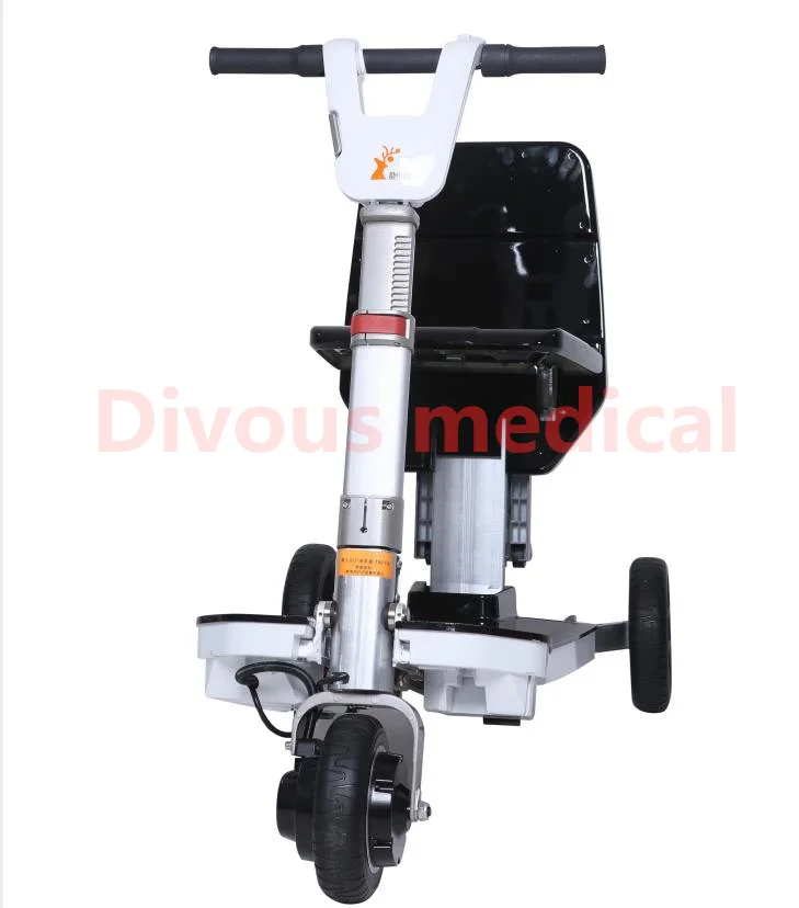Outdoor Bicycle Airplane 3 wheels Vehicle Remote/Manual Folding Mobility Scooter Electric Car For Adult 3