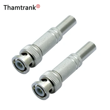 

20pcs BNC MALE W/SPRING CONNECTOR BNC MALE TERMINATOR for CCTV BNC Male Plug Terminator RF Coax convertor