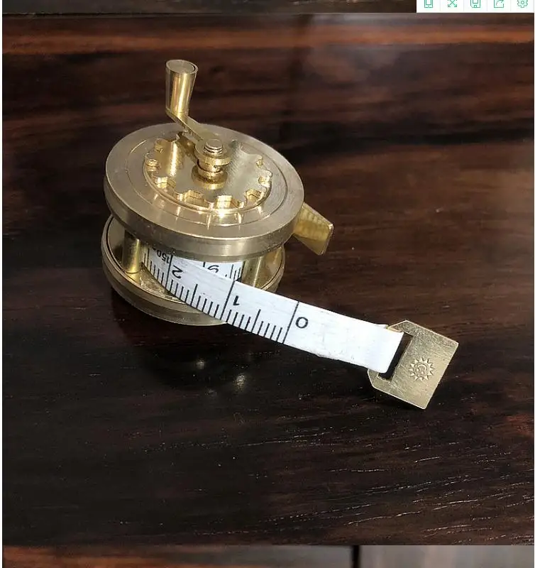 MUNY Chameleon Tape Measure Brass Measuring Tape Retractable EDC