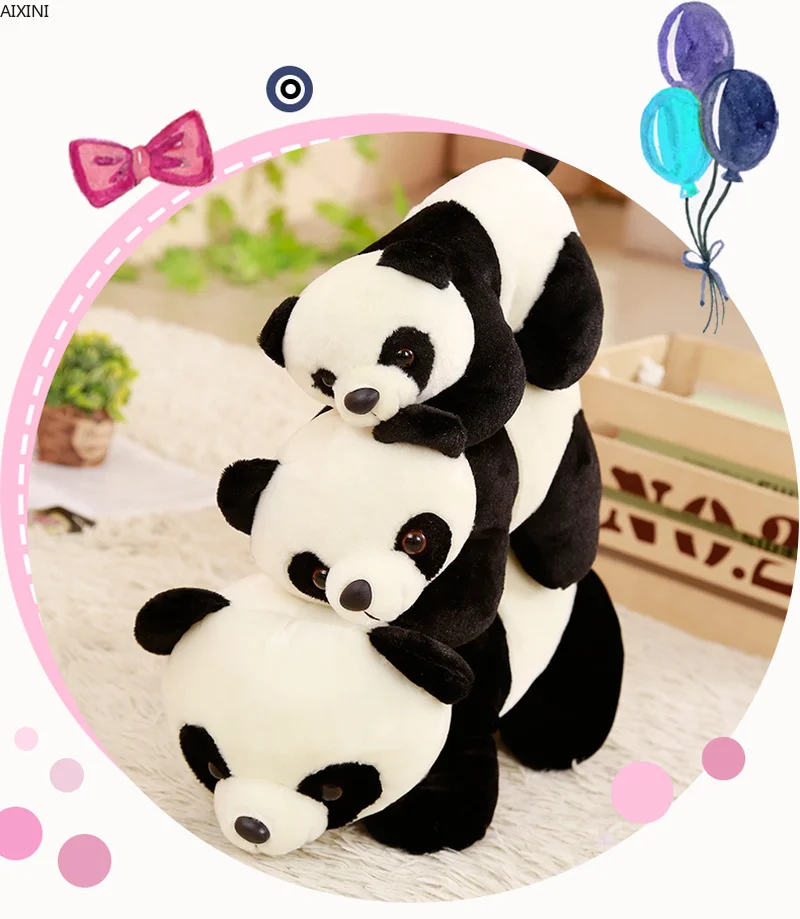 1 шт. детские плюшевые игрушки Kawaii Panda для детей девочки мальчика ребёнка