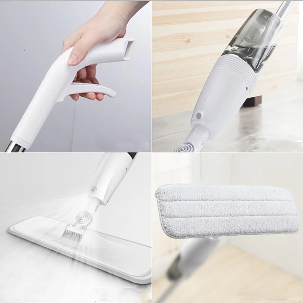 2xDURABLE Cleaning Pad Replacement For Deerma Spray Mop For Dry/Wet