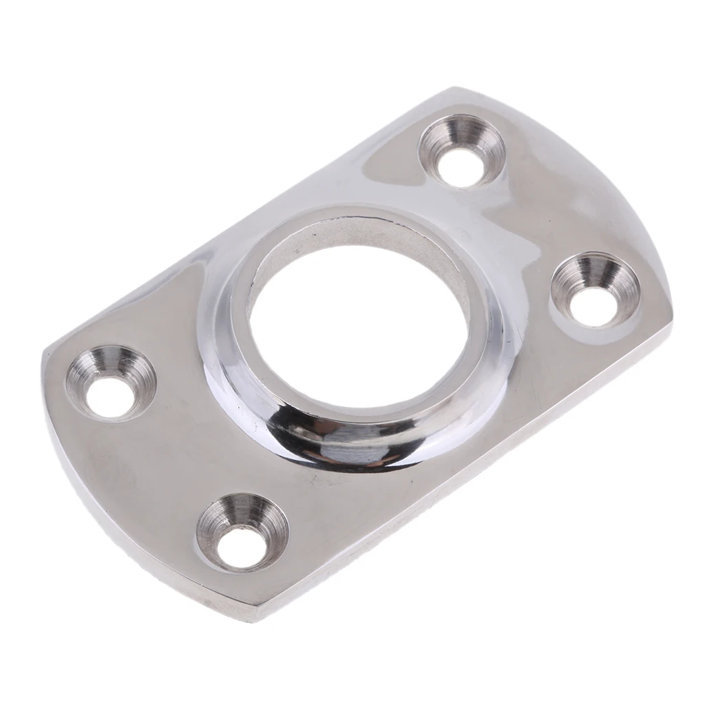 Boat Yacht Hand Rail Fitting 90 Degree 25mm 1 inch Base Marine-Grade 316 Stainless Steel