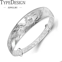 Этнический модный элегантный женский детский подарок феникс толкающий 999 anillos серебряный браслет регулируемый женский нефритовый браслет нефритовый лотос