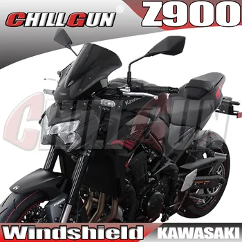 

Motorcycle Sports Touring WindScreen Windshield Viser Visor Deflector Fits For KAWASAKI Z-900 Z 900 Z900 2020 Double Bubble '20