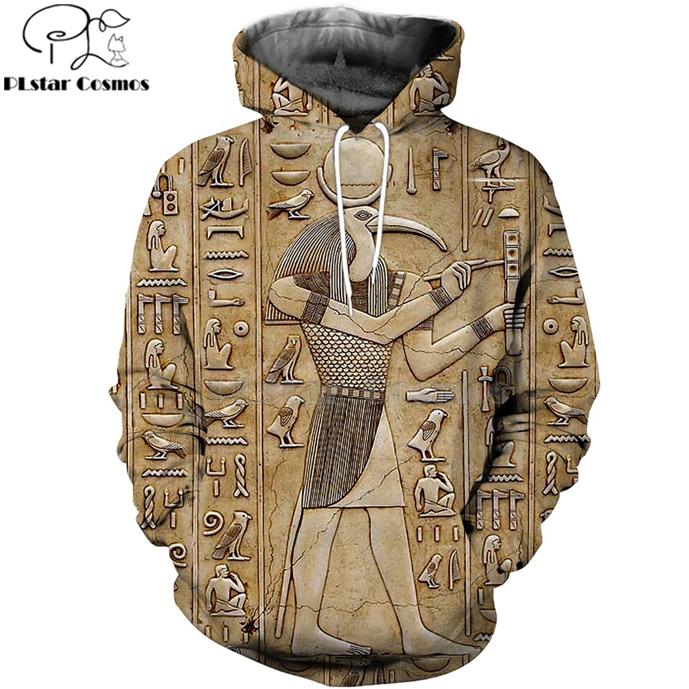 

Mysterious retro ancient Horus Egypt goddess Pharaoh totem 3d hoodies/Sweatshirt Winter autumn funny long sleeve streetwear-31