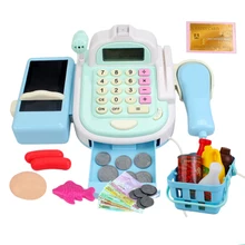 48 шт., детские игрушки для ролевых игр, многофункциональный кассовый аппарат, набор для моделирования электронных покупок, игрушки для девочек, детские подарки#40