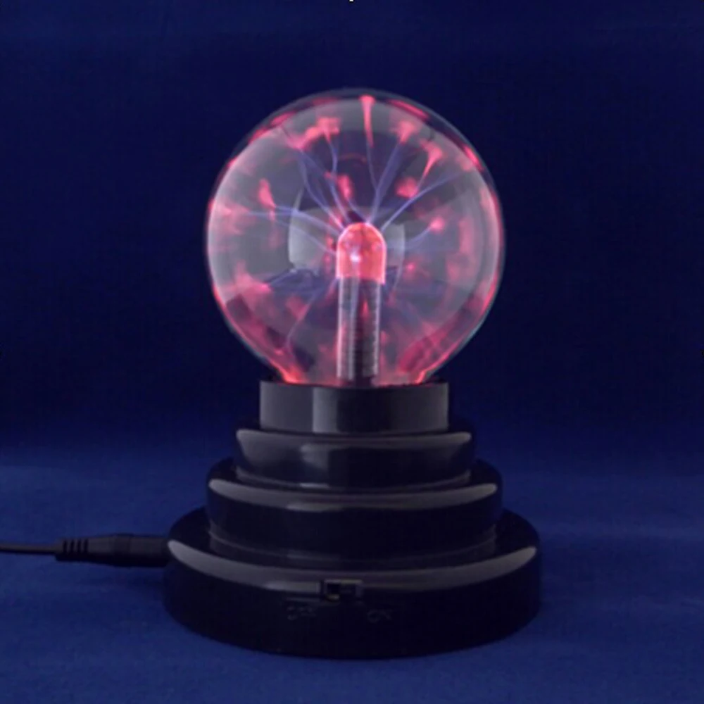 Novidade Magic Plasma Ball Light, Toque e