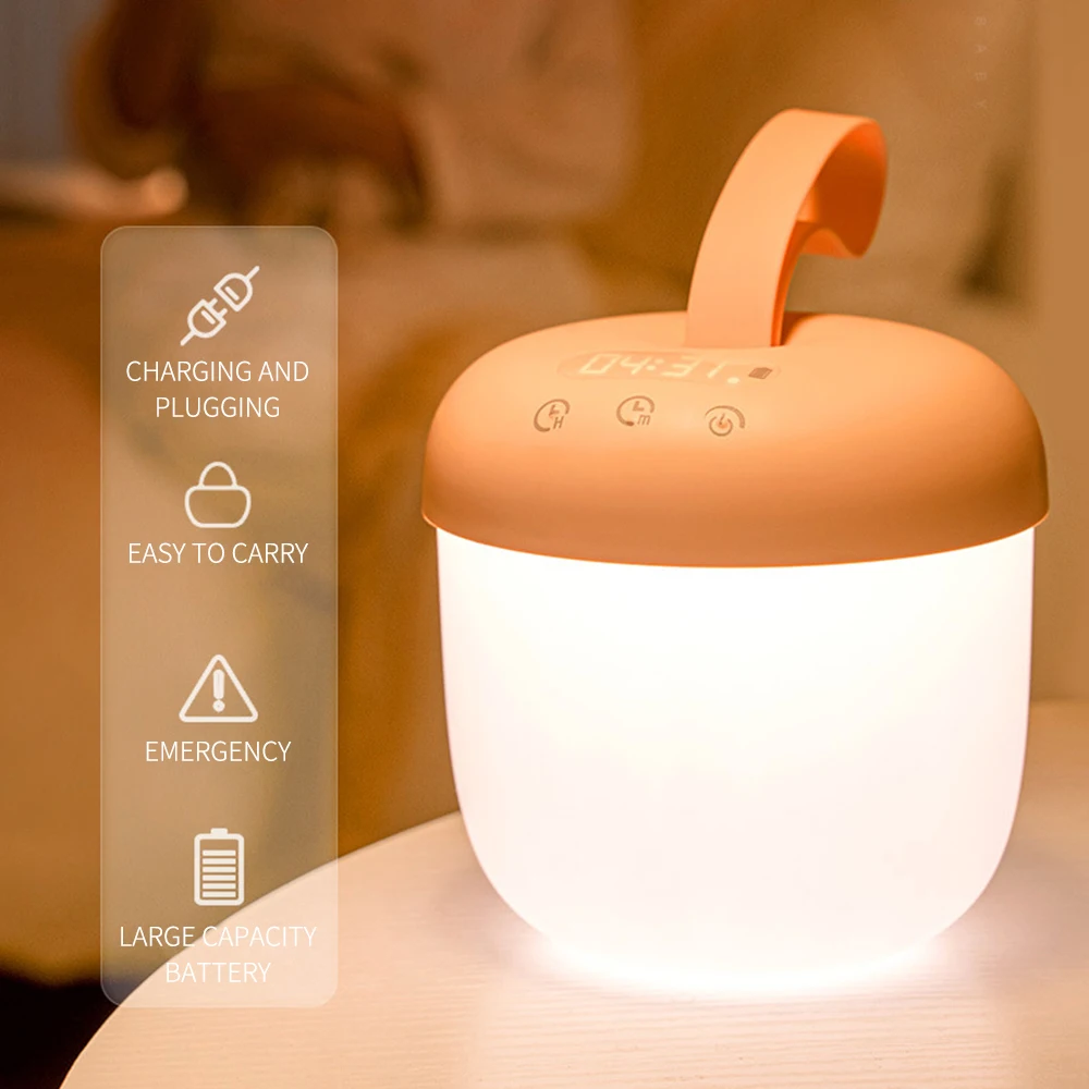 

3600mAh USB plug-in multi-function remote control night light touch sensor indoor LED atmosphere lamp smart home gifts