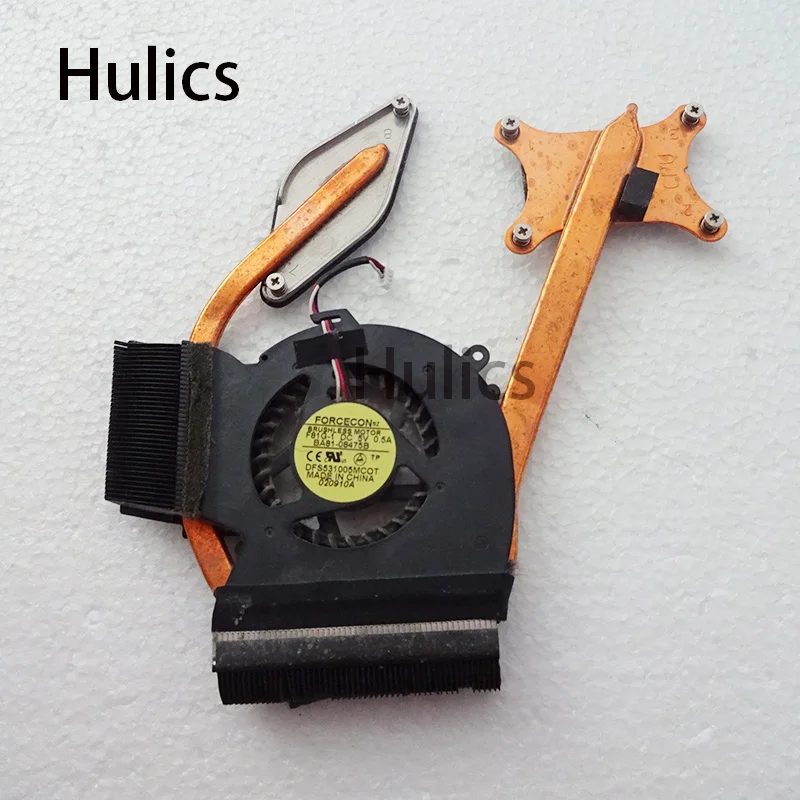 

Hulics Original For SAMSUNG laptop heatsink cooling fan cpu cooler R580 BA62-00496B BA62-00501A BA81-08489B free soft pak