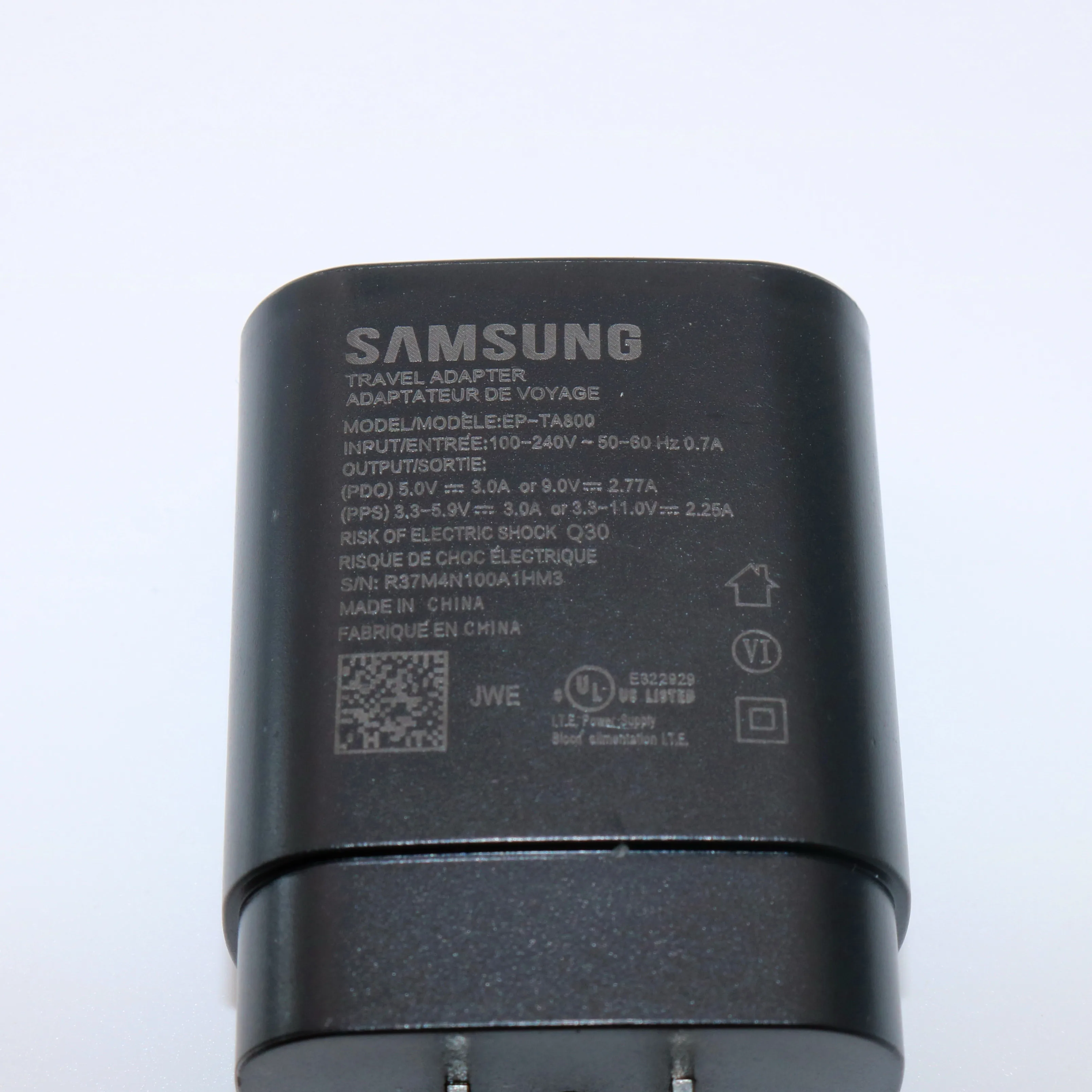 Оригинальное настенное зарядное устройство samsung Galaxy для Note10 9 8 s9 S8 plus 9V2. 77A адаптивный адаптер для быстрой зарядки и кабель Usb type-C